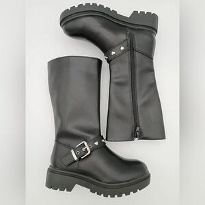Self Esteem Black Girls Tall Heart Mid-Calf Boots